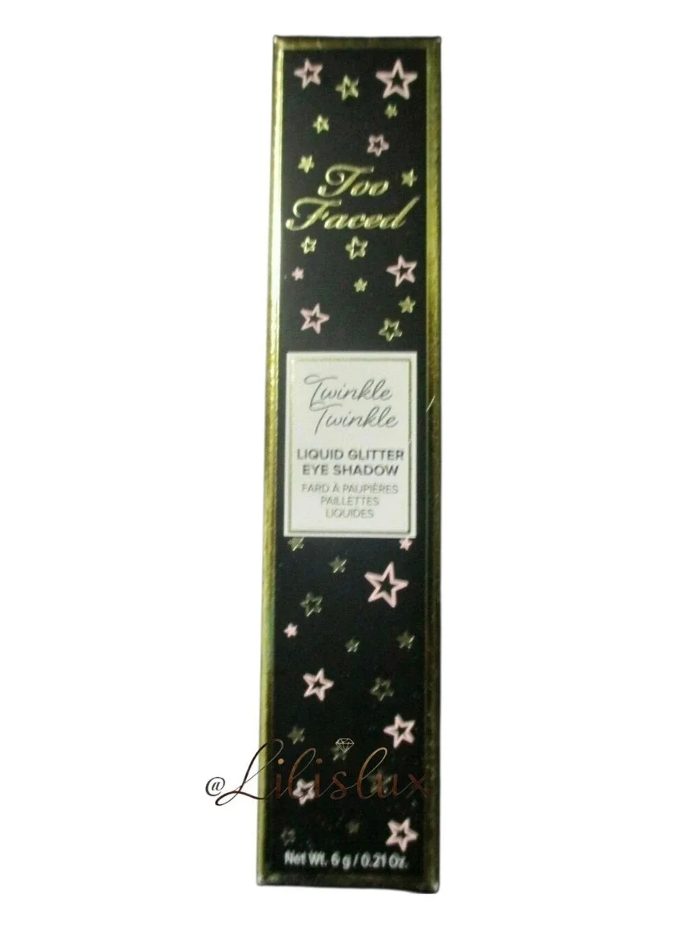 Too Faced Twinkle Twinkle Liquid Glitter Eyeshadow NIB Discontinued Candied Rose